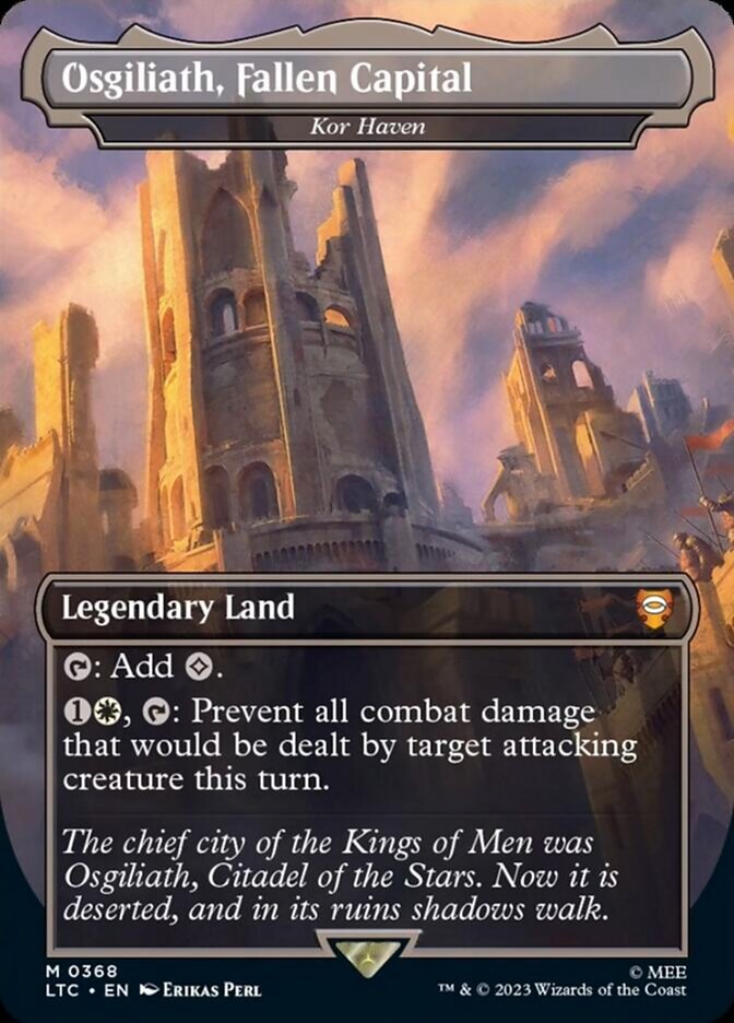Osgiliath, Fallen Capital - Kor Haven (Borderless) [The Lord of the Rings: Tales of Middle-Earth Commander]