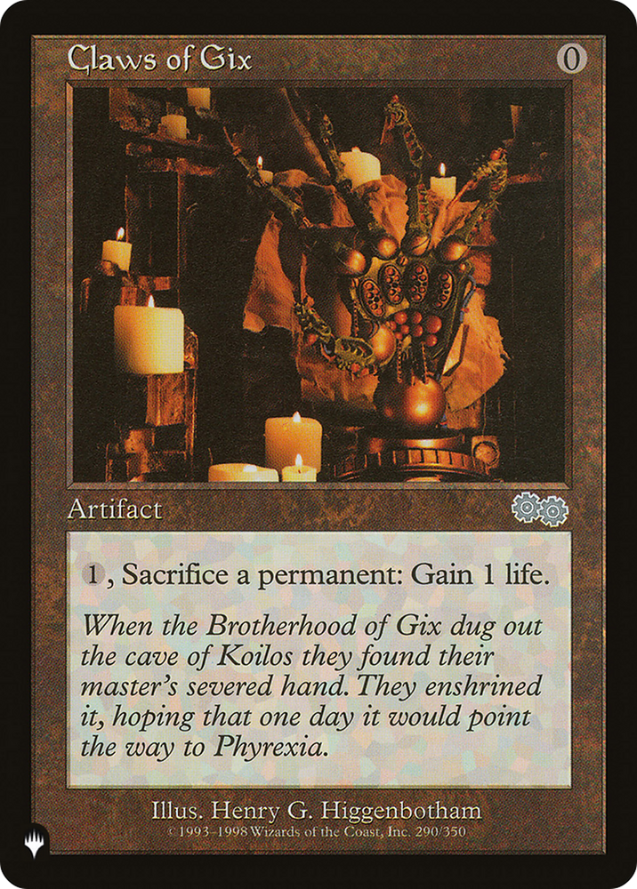 Claws of Gix [The List]