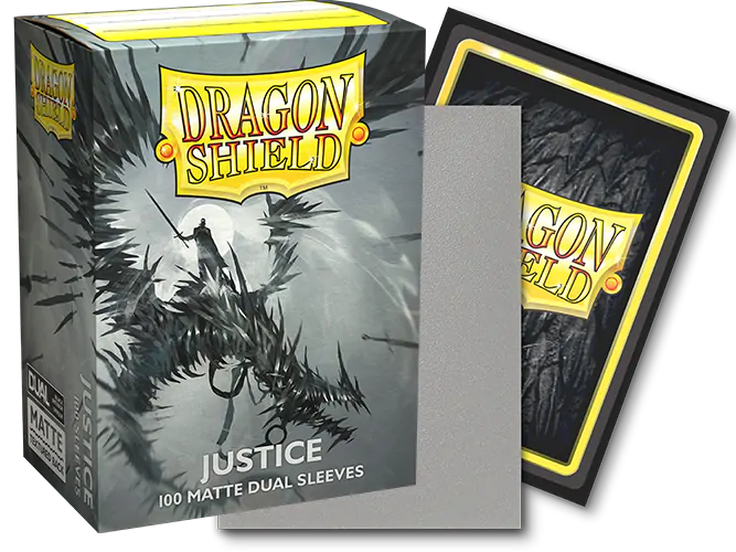 Dragon Shield: Standard 100ct Sleeves (Dual Matte) - Justice
