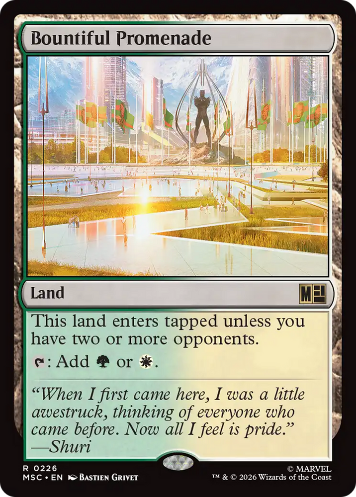 Bountiful Promenade (Surge Foil) [Marvel Super Heroes Commander]
