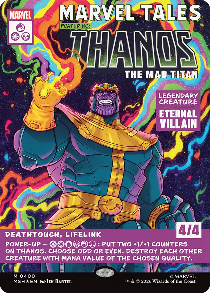 Thanos, The Mad Titan (Borderless) (0400) [Marvel Super Heroes]