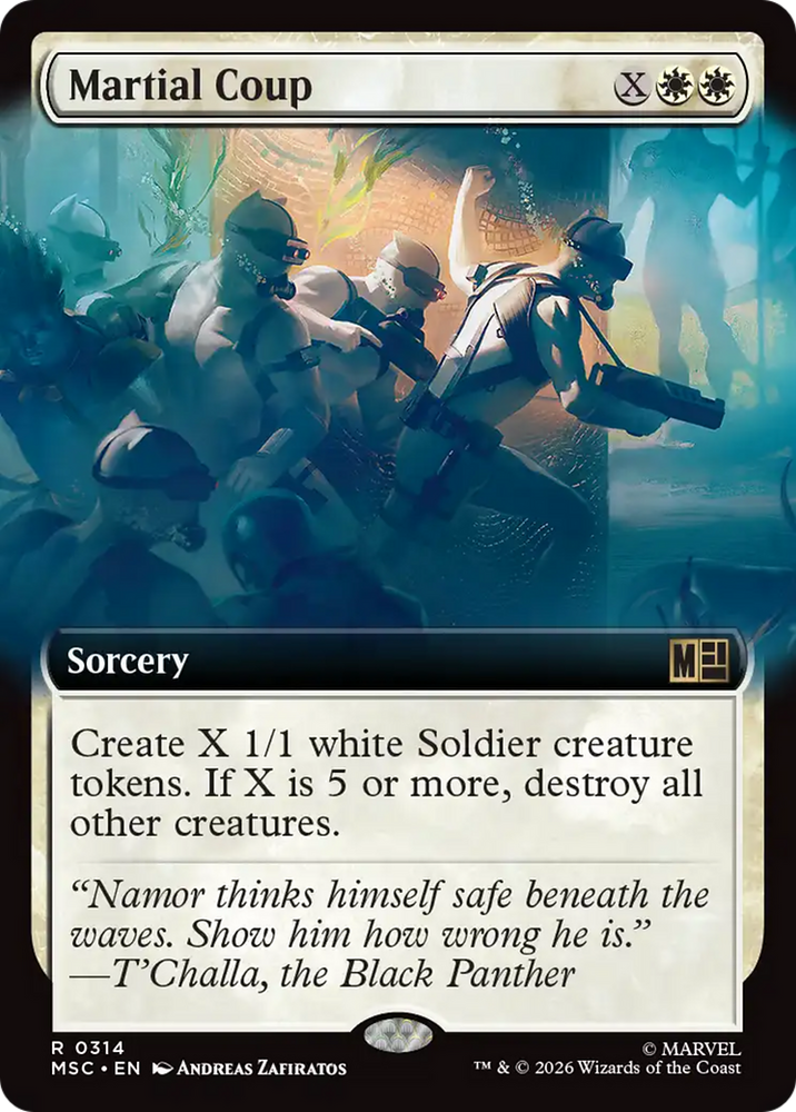 Martial Coup (Extended Art) [Marvel Super Heroes Commander]