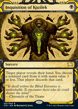 Inquisition of Kozilek (Foil Etched) [Strixhaven: Mystical Archive]