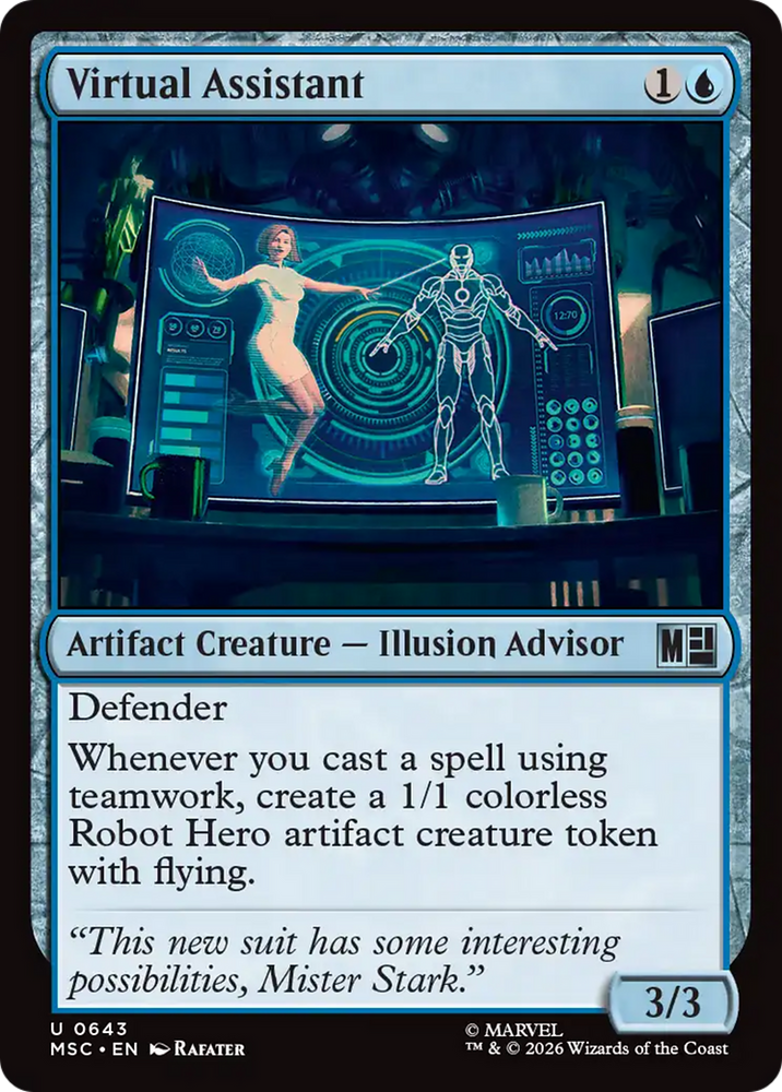 Virtual Assistant [Marvel Super Heroes Commander]
