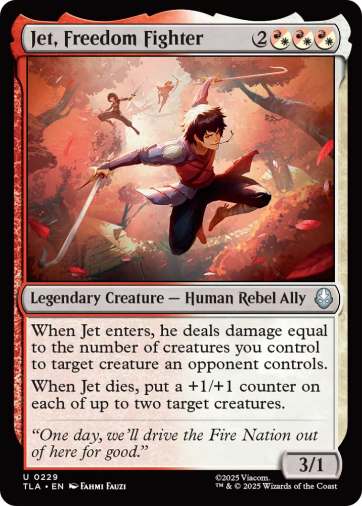 Jet, Freedom Fighter [Avatar: The Last Airbender]