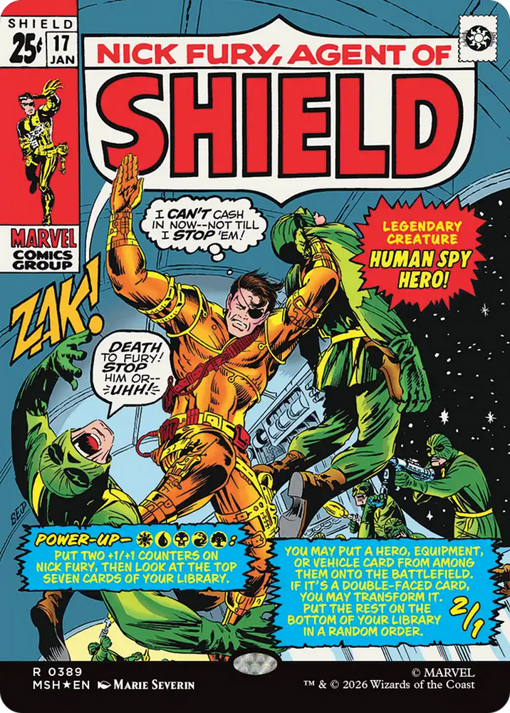 Nick Fury, Agent of S.H.I.E.L.D. (Borderless) (0389) [Marvel Super Heroes]