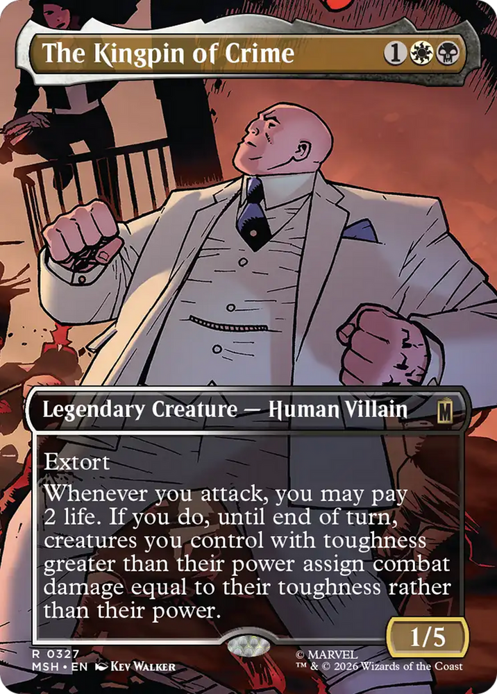 The Kingpin of Crime (Borderless) (0327) [Marvel Super Heroes]