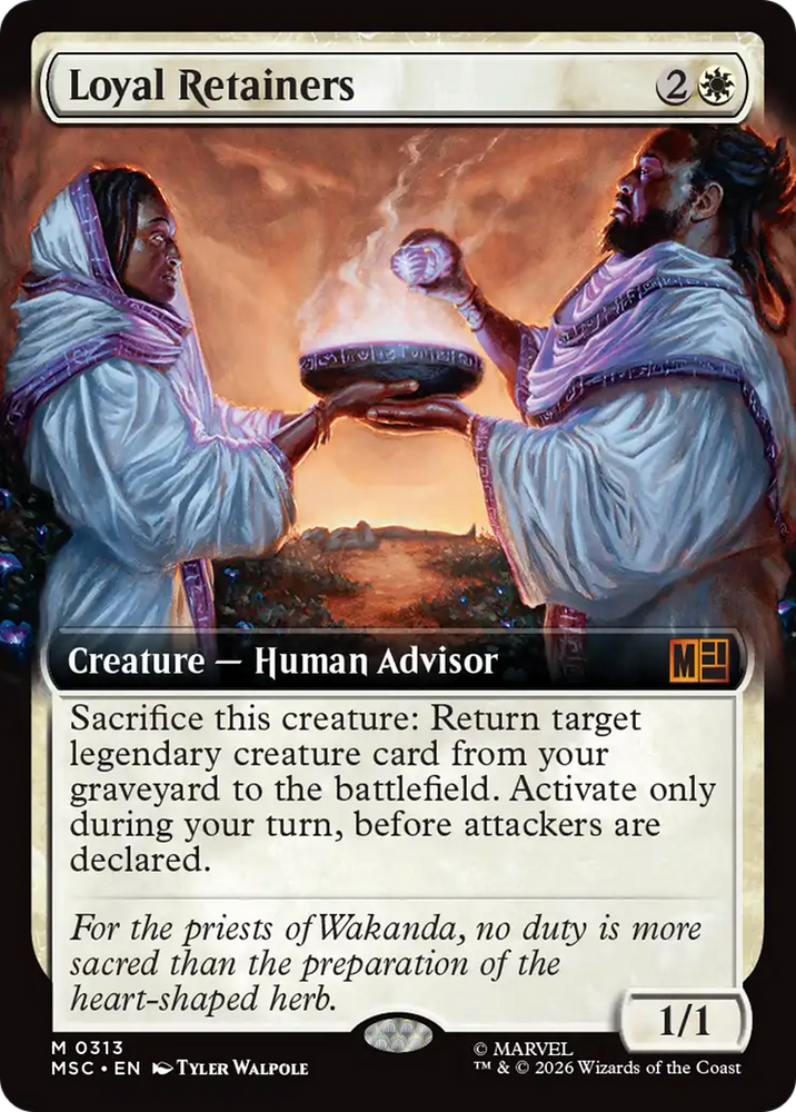 Loyal Retainers (Extended Art) [Marvel Super Heroes Commander]