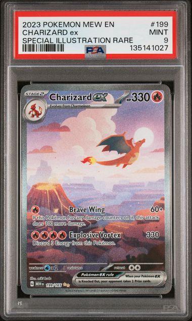 Charizard Ex (199) - 151 - PSA 9