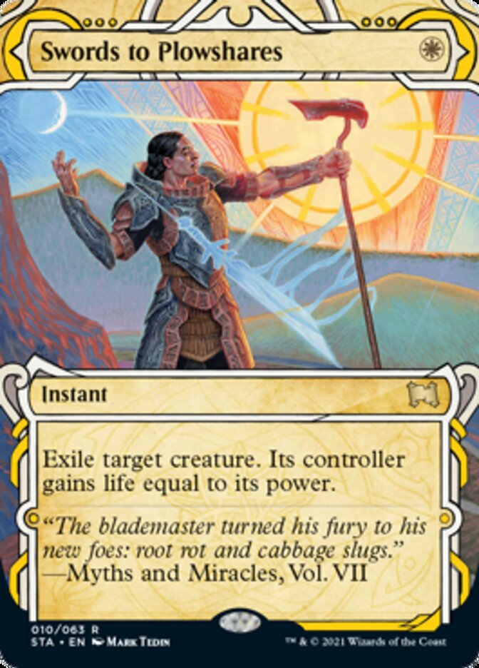 Swords to Plowshares (Foil Etched) [Strixhaven: Mystical Archive]