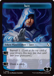 Cadet // Jace Double-Sided Token [Reality Fracture Tokens]