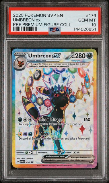 Umbreon Ex (176) - Sv Black Star Promo - PSA 10