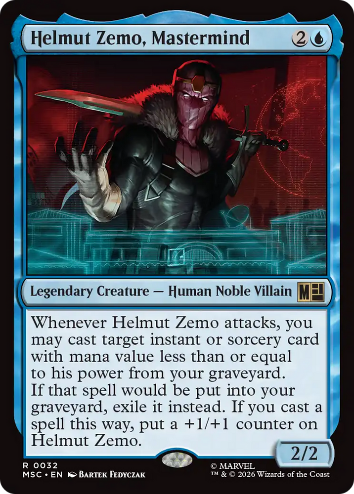 Helmut Zemo, Mastermind [Marvel Super Heroes Commander]