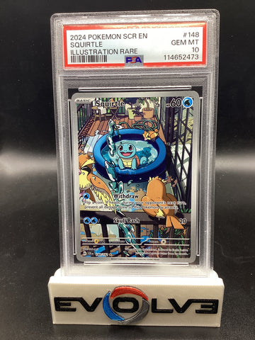 Squirtle (148/142) [Pokemon Scarlet & Violet: Stellar Crown] PSA 10