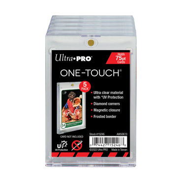 ultra pro UV ONE-TOUCH Magnetic Holder 75 point 5 pack