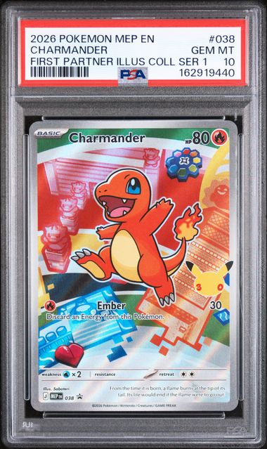 Charmander (38) - Me Black Star Promo - PSA 10