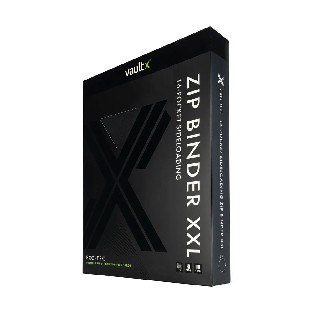 Vault X 16-Pocket Zip Binder XXL - Black