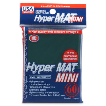 KMC Sleeves Hyper Matte Green 100-Count