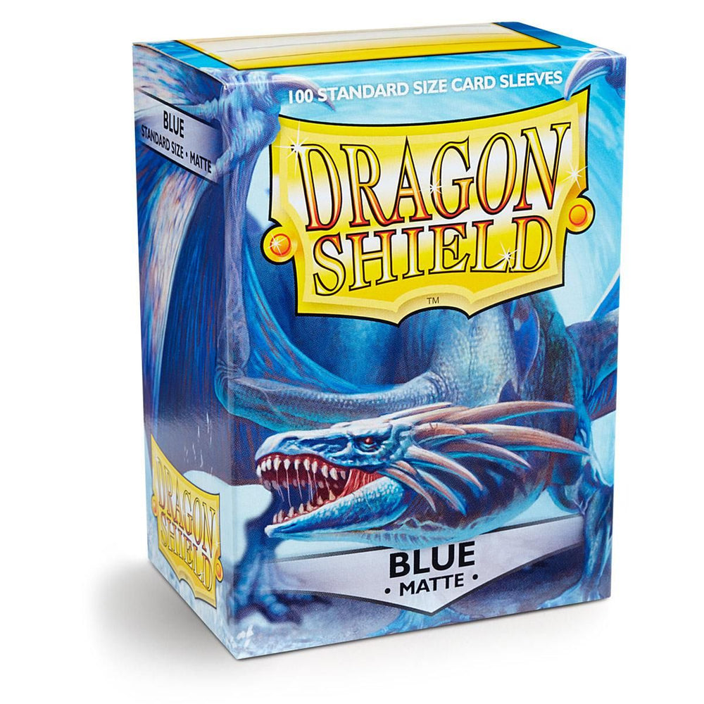 Dragon Shield: Standard 100ct Sleeves (Matte) - Blue