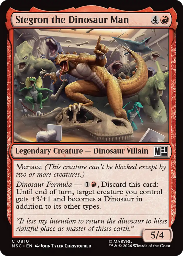 Stegron the Dinosaur Man [Marvel Super Heroes Commander]