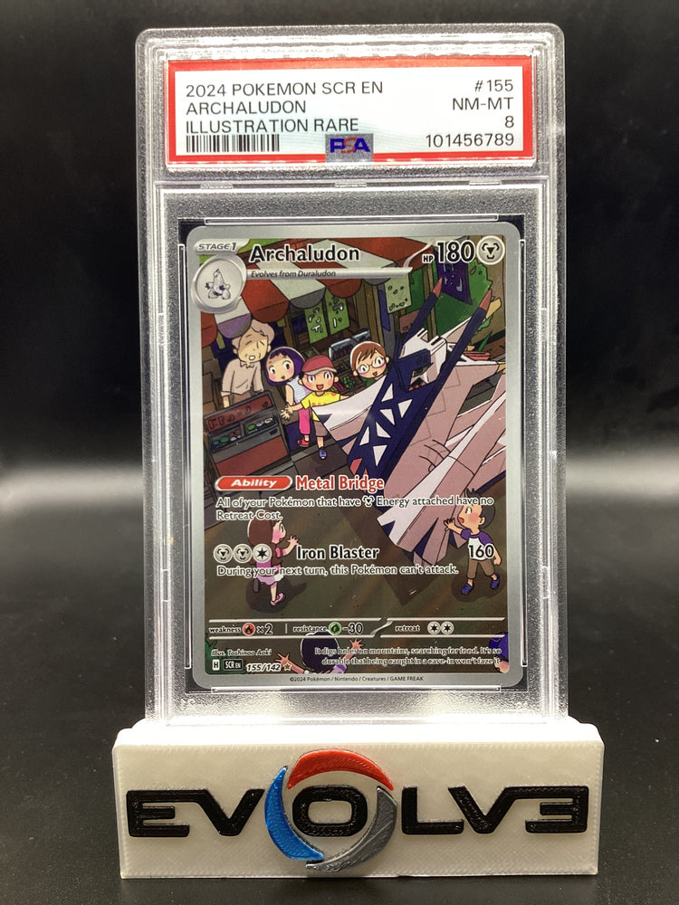 Archaludon (155/142) [Pokemon Scarlet & Violet: Stellar Crown] PSA 8