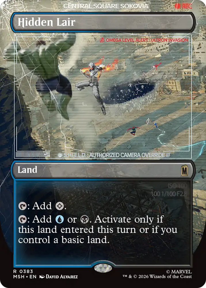 Hidden Lair (Borderless) [Marvel Super Heroes]