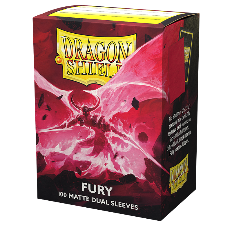 Dragon Shield: Standard 100ct Sleeves (Dual Matte) - Fury