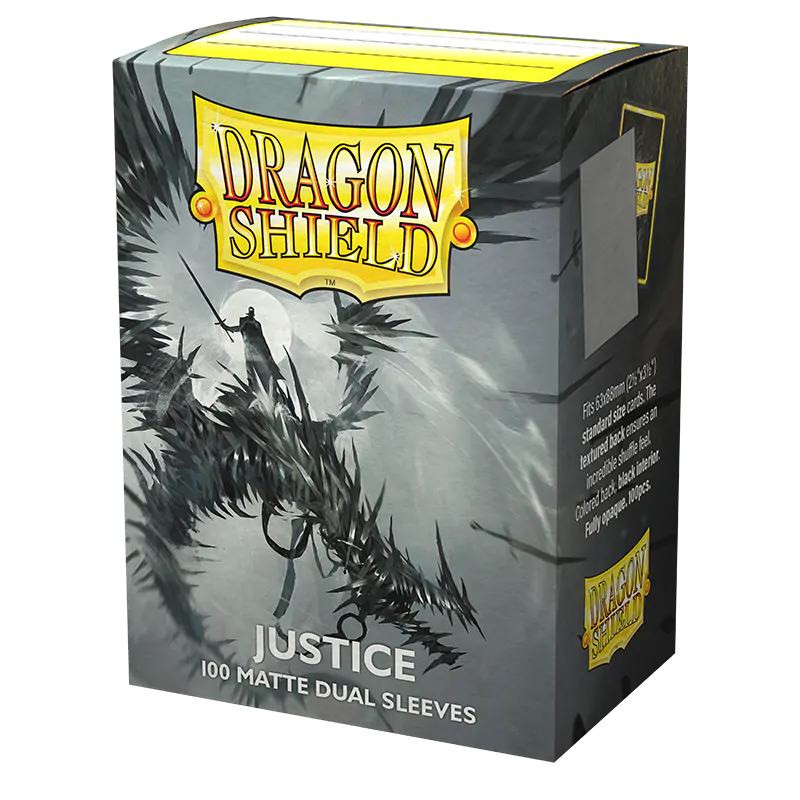 Dragon Shield: Standard 100ct Sleeves (Dual Matte) - Justice