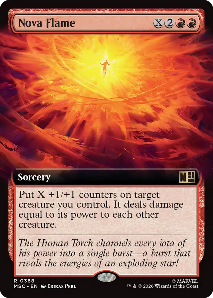 Nova Flame (Extended Art) [Marvel Super Heroes Commander]