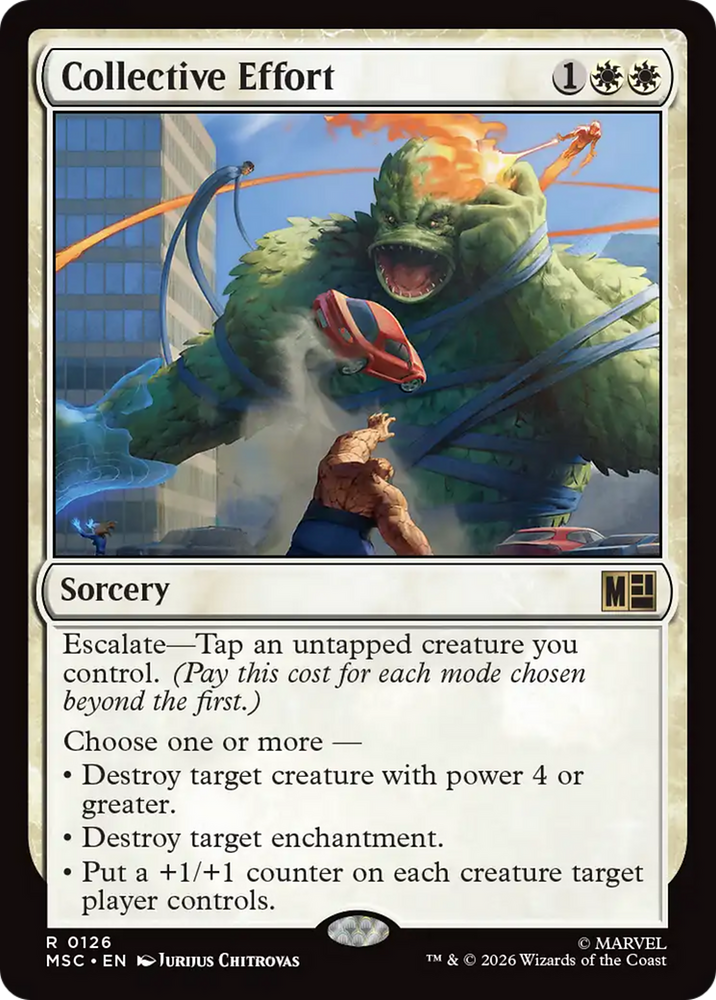Collective Effort (Surge Foil) [Marvel Super Heroes Commander]