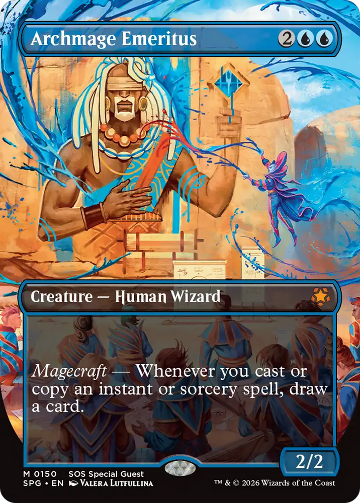 Archmage Emeritus (Borderless) [Secrets of Strixhaven Special Guests]