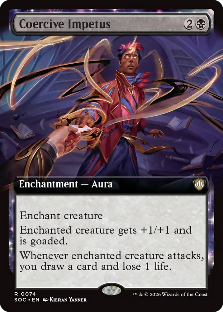 Coercive Impetus (Extended Art) [Secrets of Strixhaven Commander]