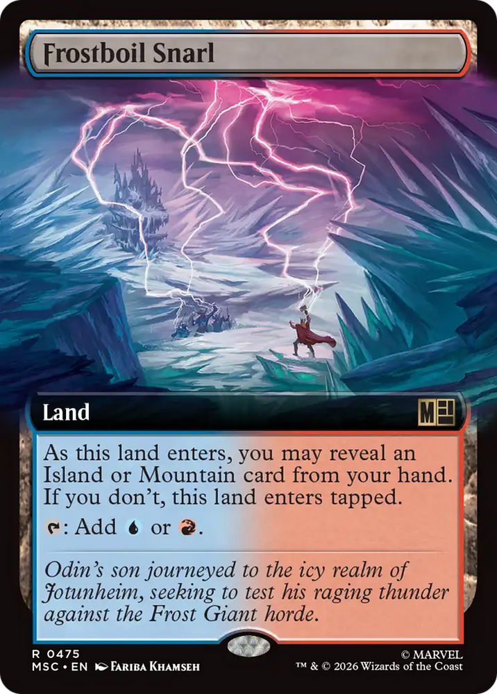 Frostboil Snarl (Extended Art) [Marvel Super Heroes Commander]