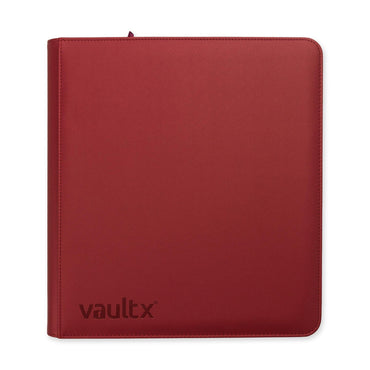 Vault X Exo-Tec 12-Pocket Zip Binder - Metallic Red