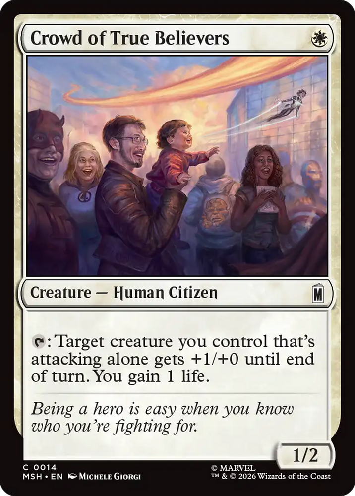 Crowd of True Believers [Marvel Super Heroes]