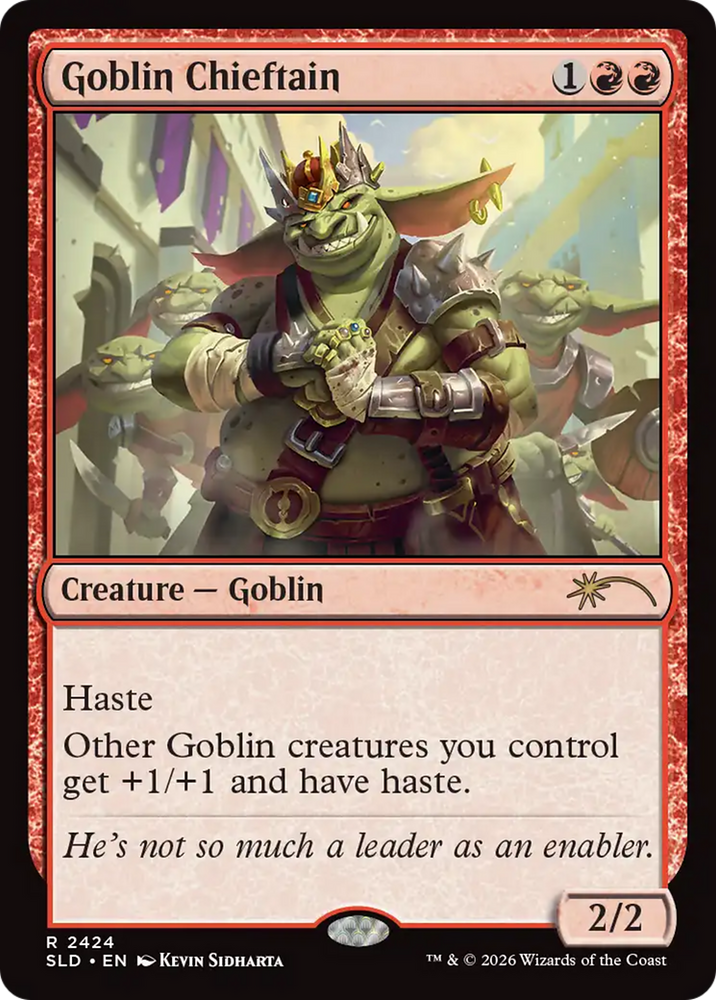 Goblin Chieftain (2424) [Secret Lair Drop Series]