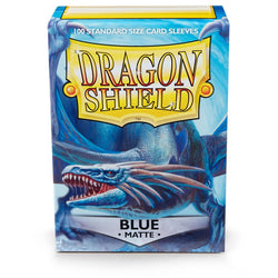 Dragon Shield: Standard 100ct Sleeves (Matte) - Blue