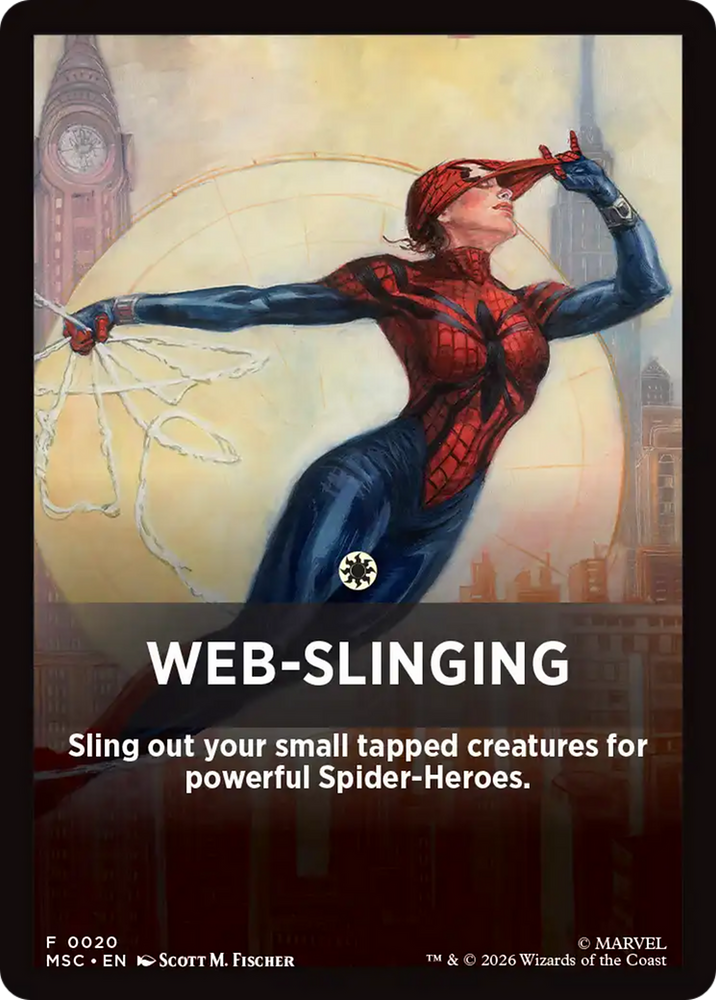 Web-Slinging Theme Card [Marvel Super Heroes Commander]