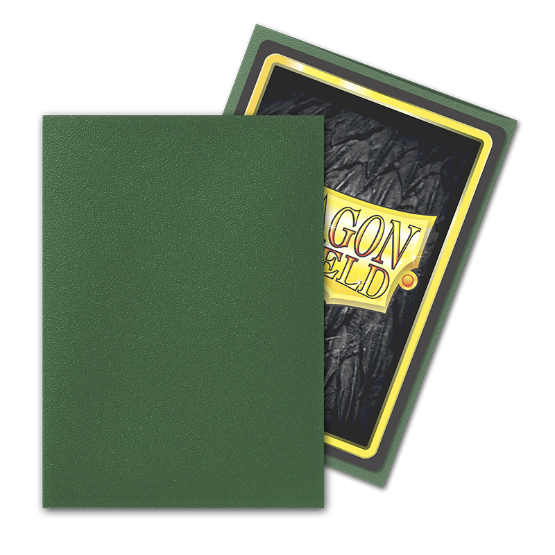 Dragon Shield: Standard 100ct Sleeves (Matte) - Forest Green