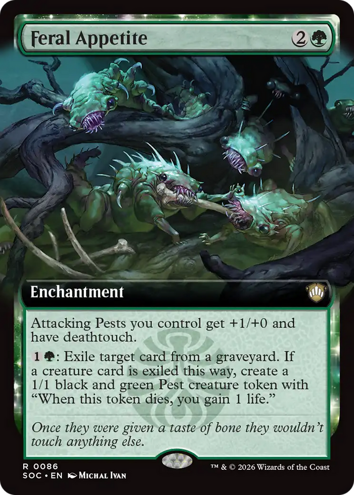 Feral Appetite (Extended Art) [Secrets of Strixhaven Commander]