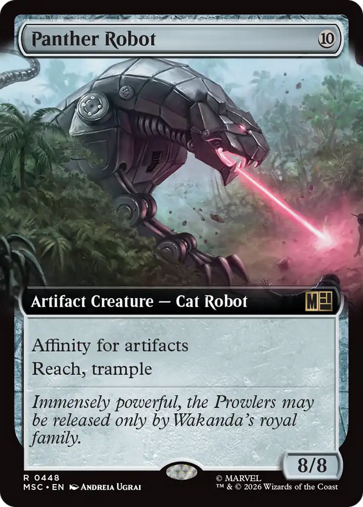 Panther Robot (Extended Art) [Marvel Super Heroes Commander]