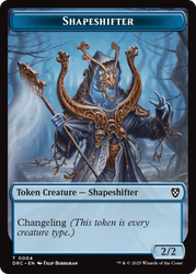 Zombie Army // Shapeshifter Double-Sided Token [Aetherdrift Commander Tokens]