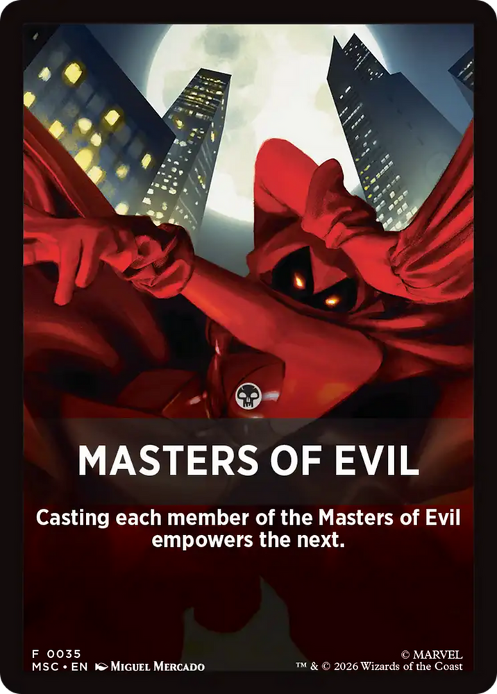 Masters of Evil Theme Card [Marvel Super Heroes Commander]