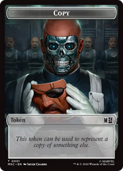 Copy (001) // Ape Villain (010) Double-Sided Token [Marvel Super Heroes Commander Tokens]