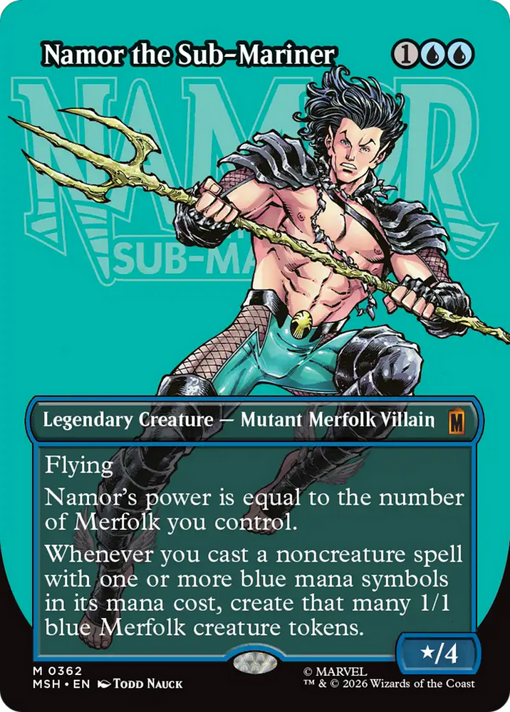 Namor the Sub-Mariner (Borderless) (0362) [Marvel Super Heroes]