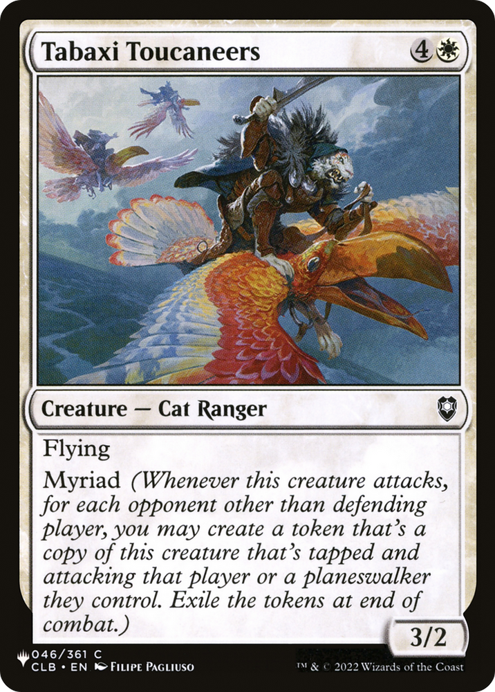 Tabaxi Toucaneers [The List]