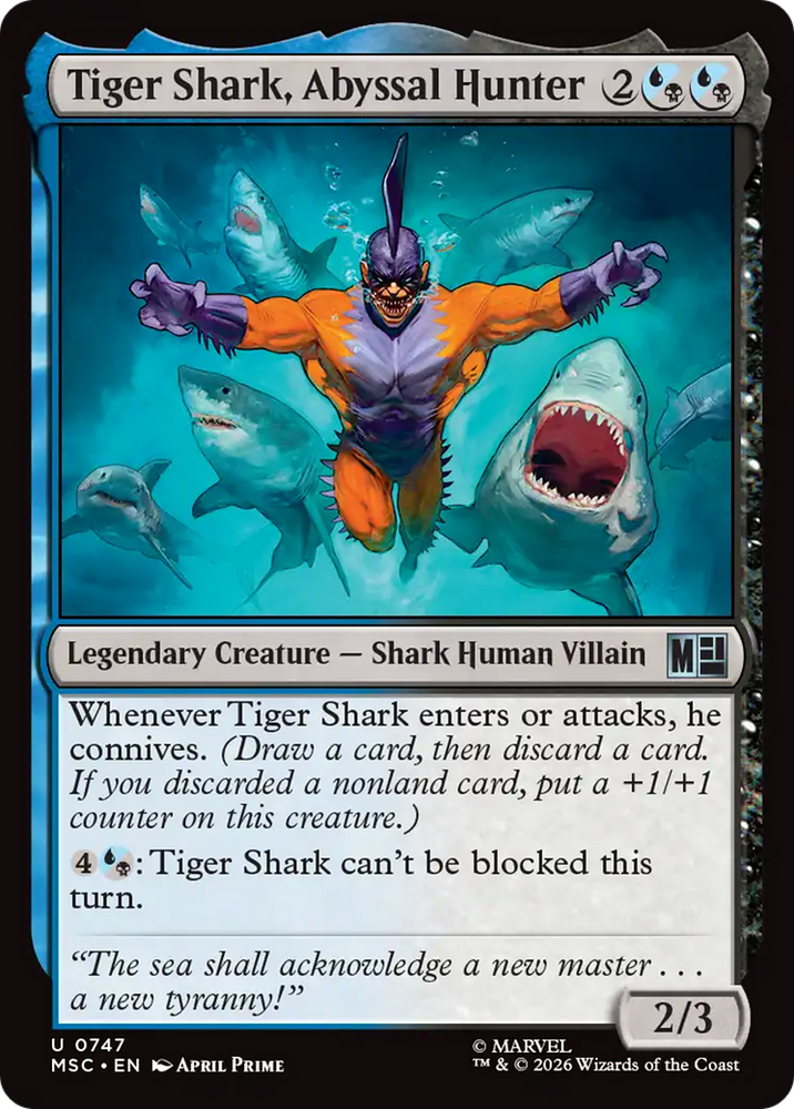 Tiger Shark, Abyssal Hunter [Marvel Super Heroes Commander]