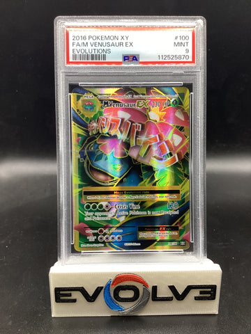 M Venusaur EX (100/108) [Pokemon X & Y: Evolutions] PSA 9