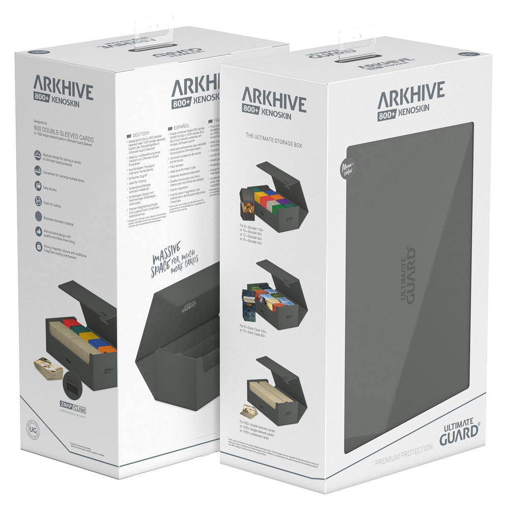 Ultimate Guard Arkhive 800+ Monocolor Grey