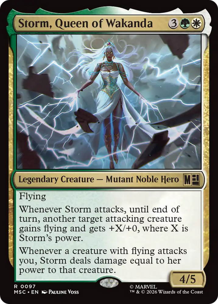 Storm, Queen of Wakanda (Surge Foil) [Marvel Super Heroes Commander]